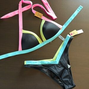 Victoria’s Secret Pink bikini top and bottom